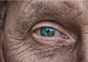 The eye of an old person