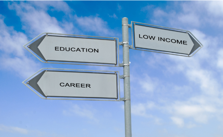 signs of income, education and career